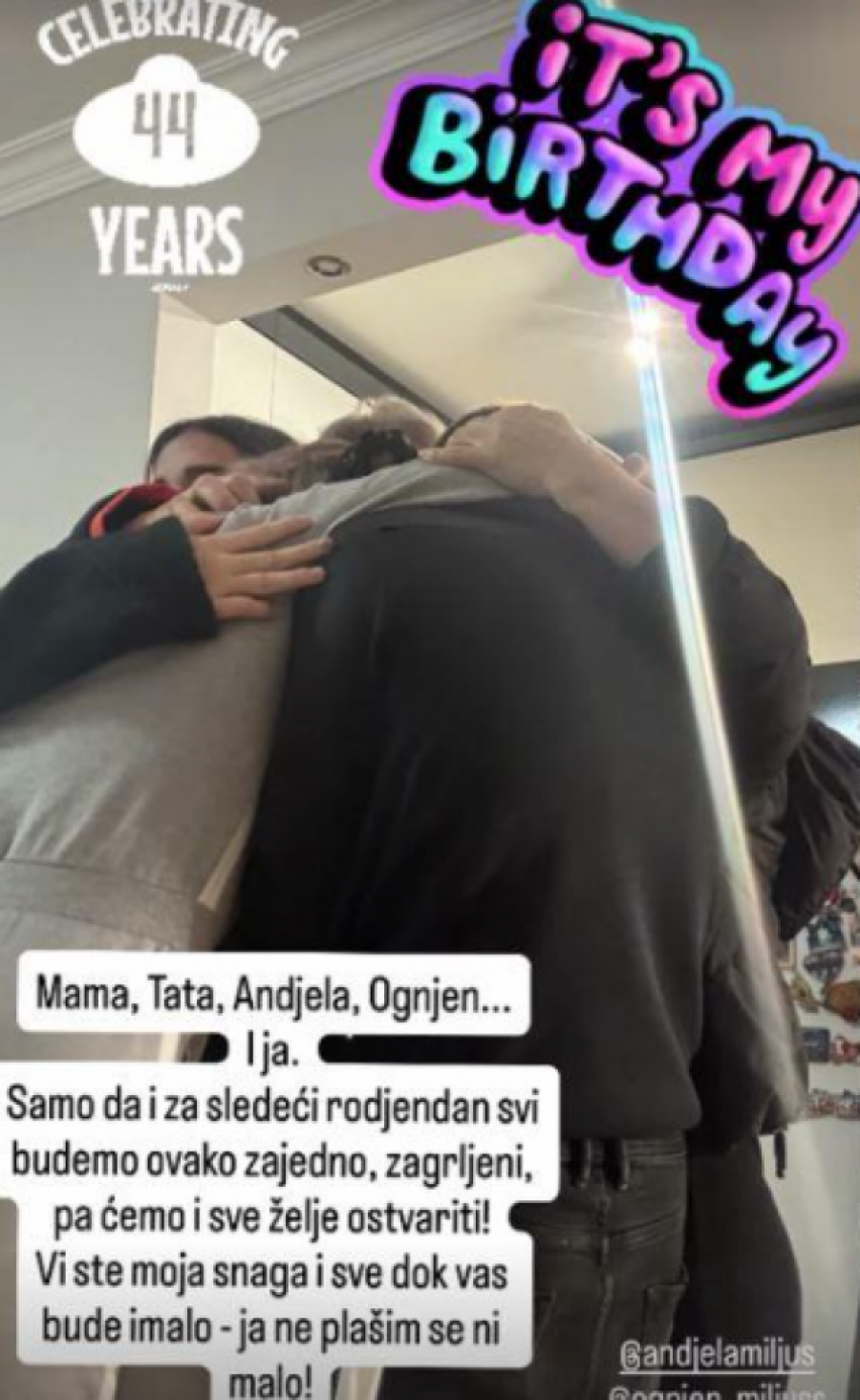 NEĆETE VEROVATI KOLIKO JE GODINA NAPUNILA! Dušica Jakovljević s porodicom proslavila ROĐENDAN, poruka SLAMA SRCA!