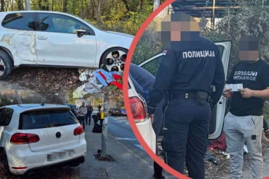 OVO JE SUVOZAČ IZ AUTA KOJI JE IZAZVAO NESREĆU NA BANJICI! Prve slike HORORA u Beogradu: "Pobegao s lica mesta!"