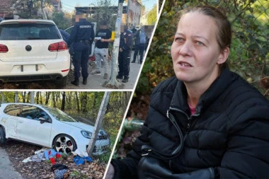 "KRENUO JE PRAVO NA MENE!" Žena pukom srećom izbegla automobil koji je uleteo među ljude na Banjici: "Ona je ostala zarobljena ispod kola!" (VIDEO)