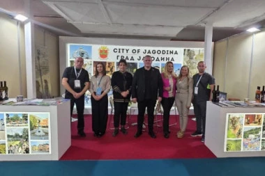 DALIBOR MARKOVIĆ: "Štand Jagodine na Sajmu turizma u Solunu prvog dana posetilo preko 3.000 ljudi!"