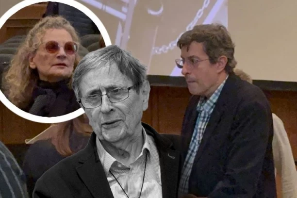 OVO SU UDOVICA I SIN ZDRAVKA ŠOTRE! Emotivne scene na komemoraciji slavnom reditelju! (VIDEO)