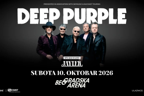 Deep Purple objavio nove datume MAD IN EUROPE turneje – U Beogradskoj areni 10. oktobra 2026.