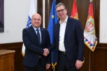 VUČIĆ SA ŠEFOM MISIJE OEBS U SRBIJI: " Srbija ozbiljno i odgovorno pristupila sprovođenju preporuka ODIHR u pogledu izmena Zakona o jedinstvenom biračkom spisku!" (FOTO)