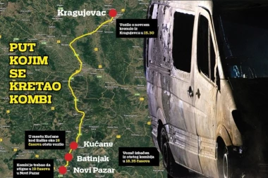 18 DANA POTAGE ZA PLJAČKAŠIMA KOJI SU UKRALI 2 MILIONA EVRA IZ BLINDIRANOG KOMBIJA! Nakon krađe zapalili vozilo, pa pobegli!