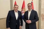 VUČIĆ SE SASTAO SA DODIKOM: U fokusu regionalna stabilnost i unapređenje saradnje Srbije i Republike Srpske