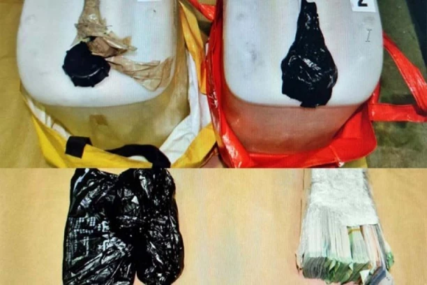 POLICIJA NA HORGOŠU PRONAŠLA SKORO 50.000 TABLETA MDMA: Krio u šleperu drogu, novac, lekove i kofein! (FOTO)