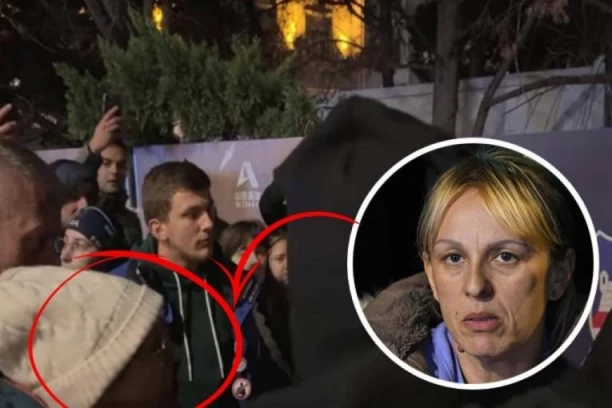 DIJANA HRKA PSOVALA, A ONDA I ŠUTNULA ALEKSANDRA ŠULCA! Težak incident na skupu protiv nasilja nad novinarima! (VIDEO)