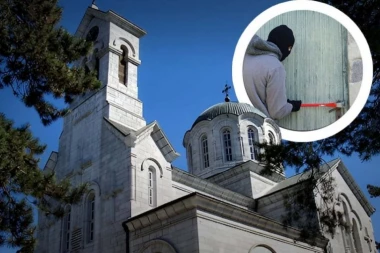 SVETOGRĐE U NIKŠIĆU - OBIJEN SABORNI HRAM: Ni Sveti Vasilije Ostroški nije im svet, policija još traga za provalnicima