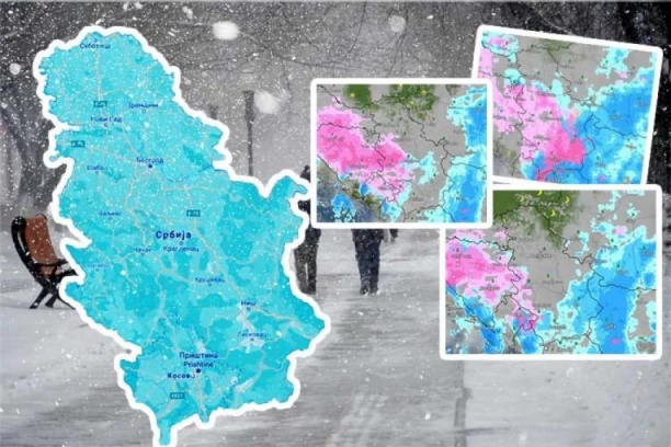 STIŽE NOVA TURA SNEGA! Cela Srbija na udaru vejavice! POZNATA TAČNA SATNICA, BRŽE DOLAZI NEGO ŠTO MISLITE! (MAPE)