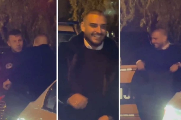 DARKO LAZIĆ PRIŠAO POLICAJCIMA PRED NASTUP! Šok-scena ispred kluba! (VIDEO)