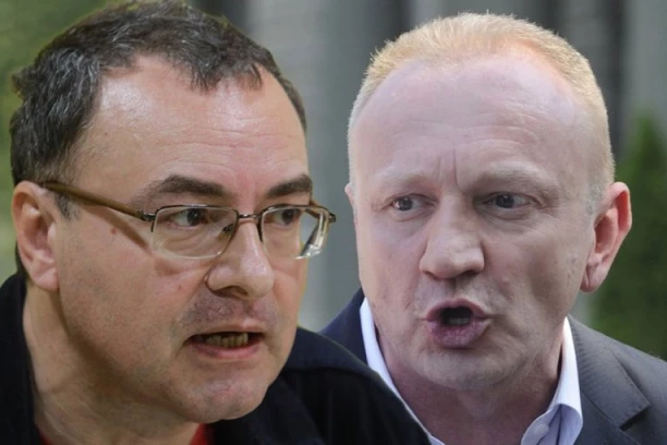 BUKTI RAT MEĐU "GLAVNIM BLOKADERIMA": Jovo Bakić udario na Đilasa, ovaj uzvratio - TOTALNI CIRKUS, PERJE LETI NA SVE STRANE!