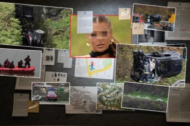 BIZARNO! "AUDI" SMRTI U KOM SU POGINULI ANA I ALEKSANDAR UDARIO U SPOMENIK! Evo kako je vozilo nestalo u betonskoj grobnici, detalji koji JEŽE DO KOSTIJU!