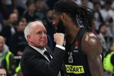 LESOR SE EMOTIVNO OPROSTIO OD ŽOCA: Evo šta je miljenik grobara poručio Obradoviću po odlasku iz Partizana! (FOTO)