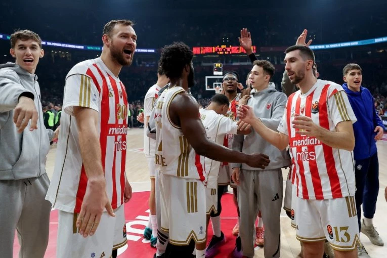 ZVEZDA ŽELI PRVO MESTO EVROLIGE! Evo gde i kada gledati crveno-bele protiv španskog velikana!