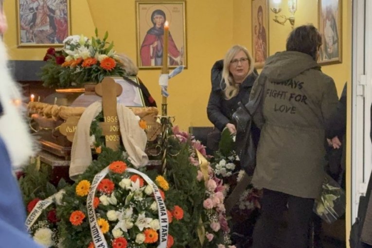 Leontina na sahrani Ljiljane Jorgovanović