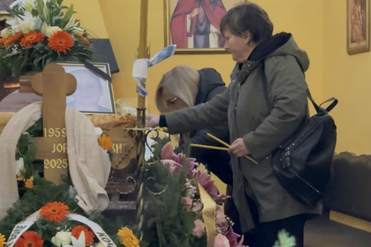 Leontina na sahrani Ljiljane Jorgovanović