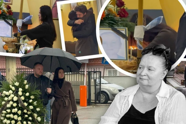 PRIZOR KOJI JEŽI DO KOSTIJU! Milica Pavlović se SLOMILA nad kovčegom Ljiljane Jorgovanović - jecaji odzvanjaju kapelom! (VIDEO)