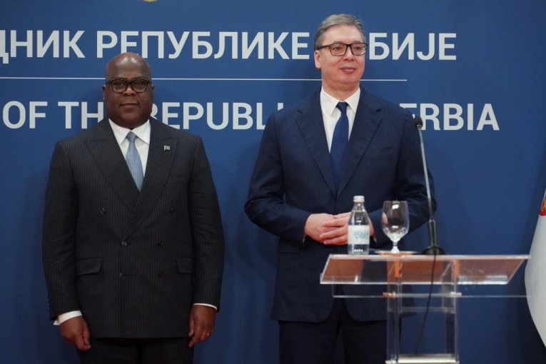 "ODNOSI ISKRENOG PRIJATELJSTVA, DUBOKOG RAZUMEVANJA I MEĐUSOBNOG POŠTOVANJA!" Oglasio se Vučić nakon sastanaka sa predsdnikom Konga! (FOTO)