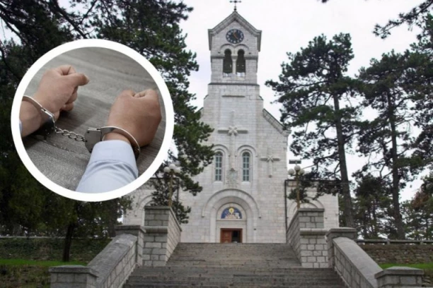 SKRNAVLJENJE SVETINJE U NIKŠIĆU DOBILO SUDSKI EPILOG: Uhapšen osumnjičeni za pljačku Sabornog hrama Svetog Vasilija Ostroškog