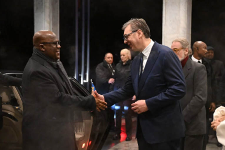 "OSEĆAJTE SE KAO KOD SVOJE KUĆE!" Vučić ugostio predsednika DR Kongo na svečanoj večeri (FOTO)
