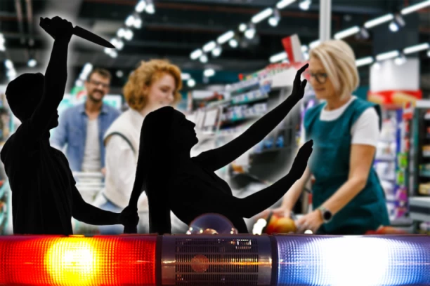 ŽELJKO IZBO SUPRUGU U LIDLU PRED OČIMA KUPACA! Nožem joj tada zadao preko 20 uboda kuhinjskim nožem - UGROZIO SIGURNOST I DETETU!