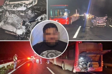 OVO JE AUDI SMRTI ODAKLE JE IZVUČENO TELO BEBE! Jezive slike nesreće na auto-putu Miloš Veliki, od prizora će vam POZLITI! (UZNEMIRUJUĆE FOTOGRAFIJE)