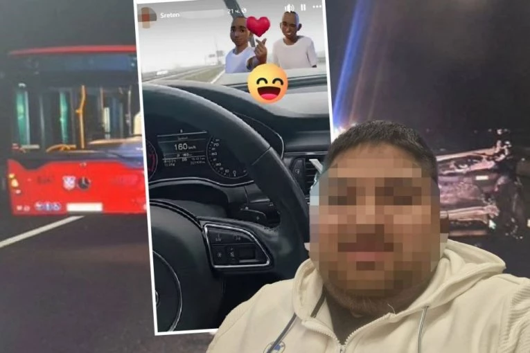 NEKOLIKO SATI PRE NESREĆE SE HVALIO BRZOM VOŽNJOM! Sreten divljao audijem smrti, pa izazvao sudar u kome je beba na mestu poginula! JEZIVI DETALJI TRAGEDIJE! (FOTO)