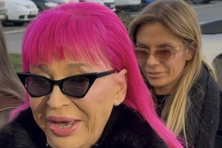 Zorica Brunclik na snimanju "Pinkovih zvezda"