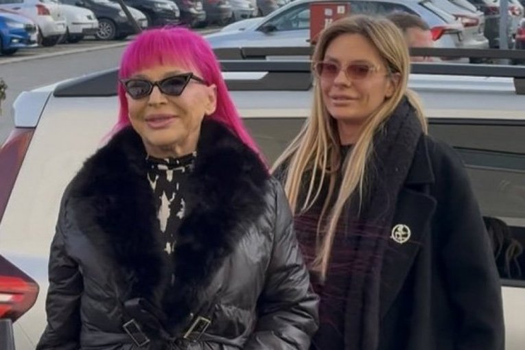 Zorica Brunclik na snimanju "Pinkovih zvezda"