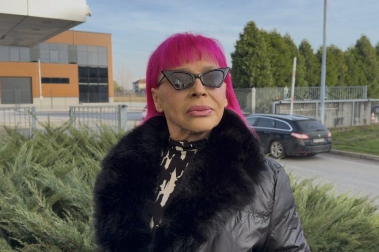 Zorica Brunclik na snimanju "Pinkovih zvezda"