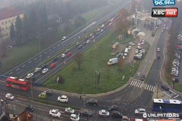 Saobraćajni kolaps u Beogradu