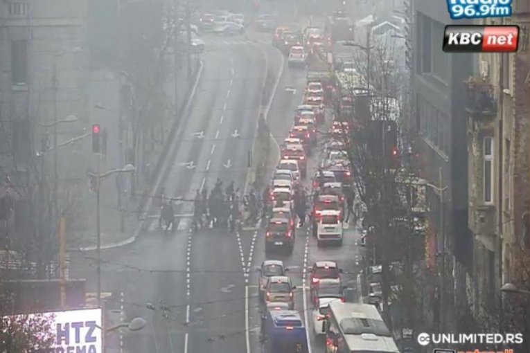 Saobraćajni kolaps u Beogradu