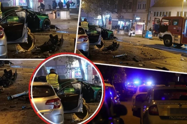 ON JE VOZIO BMW SMRTI! Odjednom je dodao gas i ZABIO se pravo u taksistu, detalji tragedije u Novom Sadu sve JEZIVIJI! (FOTO)