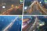 NA KLJUČNIM PRAVCIMA SAOBRAĆAJ STOJI, A MAGLA DODATNO GUŠI GRAD! Gužve na sve strane u Beogradu! Automobili ovde mile, vozačima se SAVETUJE MAKSIMALAN OPREZ! (FOTO)