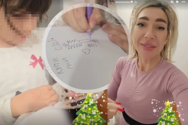 NEĆETE VEROVATI ŠTA JE LEA POŽELELA ZA NOVU GODINU! Ćerkica Jovane Jeremić ima SAMO JEDNU ŽELJU, suze same kreću!