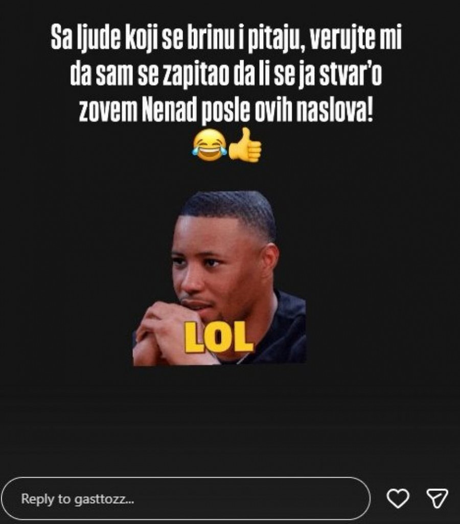 PRVO GASTOZOVO OGLAŠAVANJE O RASKIDU! Nakon iznetih OPTUŽBI I UKLJUČENJA POLICIJE U SLUČAJ poručio SAMO JEDNO!