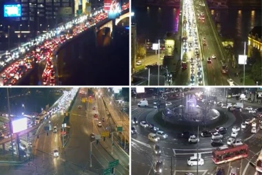 IZBEGAVAJTE OVE PRAVCE U BEOGRADU! Popodnevni špic uzeo maha, kolone NEPREKIDNE! (FOTO)