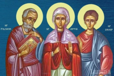 ONI SU ŽIVI ZAKOPANI DO POJASA, KAMENOVANI, A JEDNOG SU DALI DECI DA GA IZBODU NOŽEVIMA: Sutra su Sveti apostoli Filimon, Apfija i Arhip