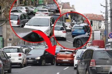 KAKAV KOLAPS U CENTRU BEOGRADA! Dečanska ulica blokirana, vozači zauzeli tri trake! (FOTO)