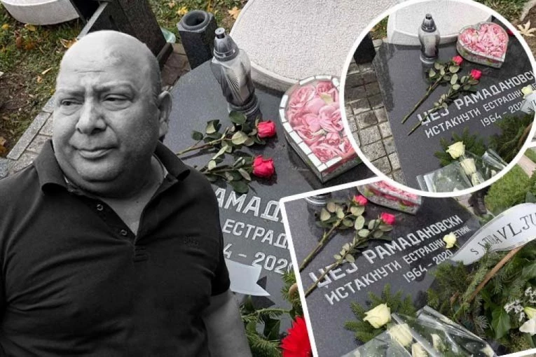 SABLASNA SCENA NA GROBU DŽEJA RAMADANOSKOG: Ova žena ostavila POTRESNU PORUKU, došla pre porodice! (VIDEO)