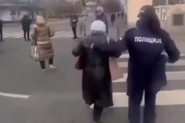 BLOKADERI VREĐALI ŽENU S KANCEROM: Šokantan snimak iz Zemuna zgrozio javnost! BLOKADERKA POLICAJKA MALTRETIRALA BOLESNU BAKU! (VIDEO)