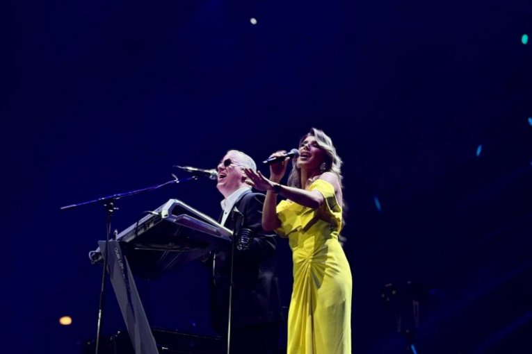 Jovana Pajić na koncertu Saše Matića