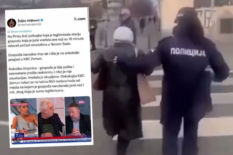 VELJKOVIĆ BRANI I PRAVDA BLOKADERE! Novinar S napisao uvredljive reči za bolesnu baku koju su maltretirali u Zemunu! (FOTO)