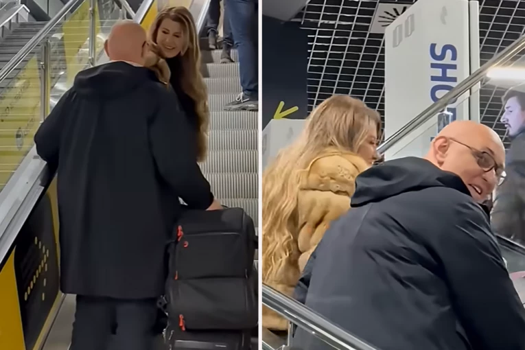 VIKI MILJKOVIĆ I TAŠKE KRIŠOM RAZMENJUJU NEŽNOSTI NA JAVNOM MESTU! Uhvatili smo popularni par U NEZGODNOM TRENUTKU! (VIDEO)