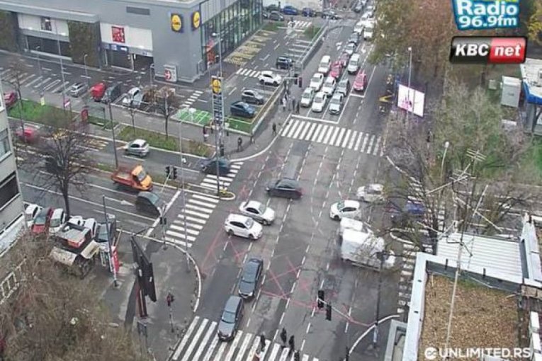 Gužve na ulicama Beograda