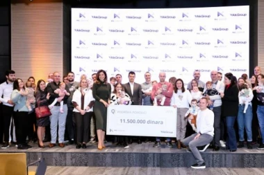 MK GROUP I AIKGROUP IZDVOJILE 11,5 MILIONA DINARA ZA „PODRŠKU PORODICI”