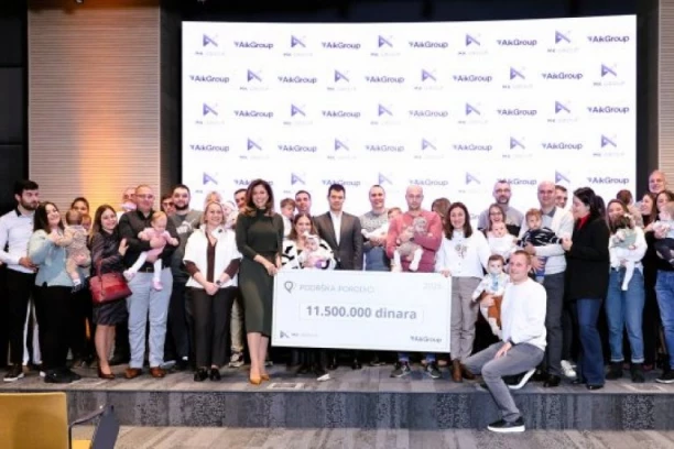 MK GROUP I AIKGROUP IZDVOJILE 11,5 MILIONA DINARA ZA „PODRŠKU PORODICI”