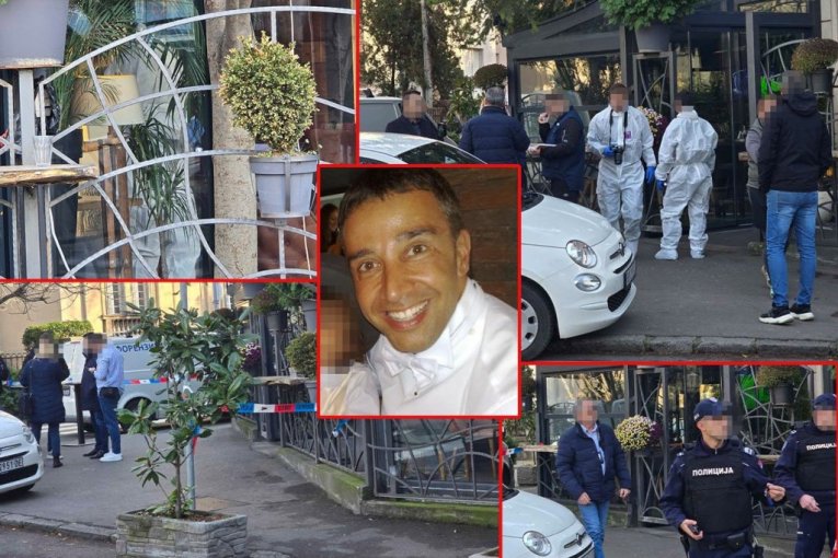 EXCLUSIVE! First photos of Vuk Bajrušević after being wounded, he appeared in front of the burned-down establishment in Vračar! (PHOTO)