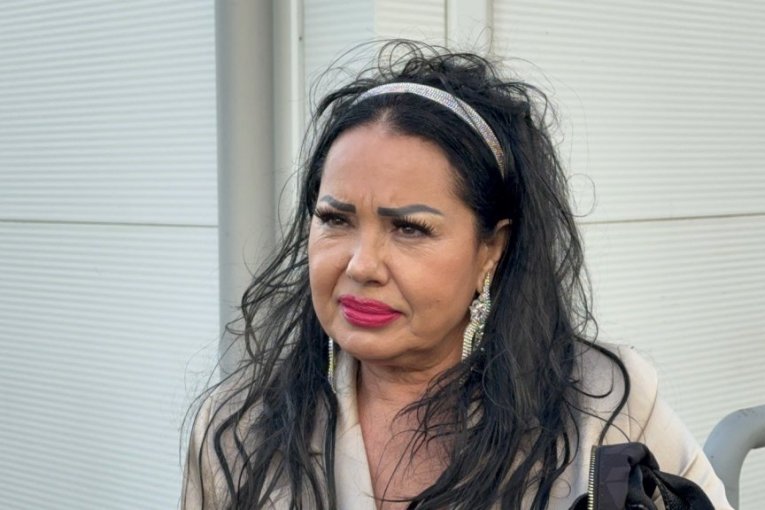 Zlata Petrović na snimanju novogodišnjeg programa