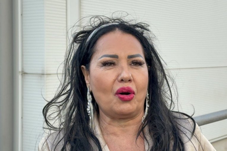 Zlata Petrović na snimanju novogodišnjeg programa